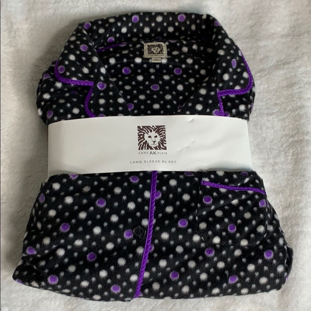 Anne Klein Long Sleeve Pajama Set